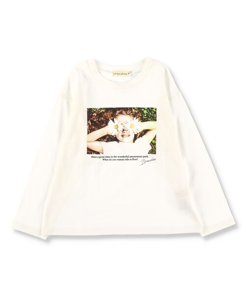 BRANSHES(ブランシェス)の「アソート長袖Tシャツ_ロンT(Tシャツ/カットソー・キッズ・ライトグリーン/オフホワイト/その他/カラフル/ピンク/サーモンピンク・110/160/100/120/140/150/130/90)」の16枚目の写真