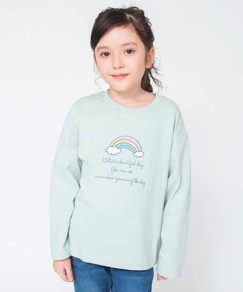 BRANSHES(ブランシェス)の「アソート長袖Tシャツ_ロンT(Tシャツ/カットソー・キッズ・ライトグリーン/オフホワイト/その他/カラフル/ピンク/サーモンピンク・110/160/100/120/140/150/130/90)」の22枚目の写真