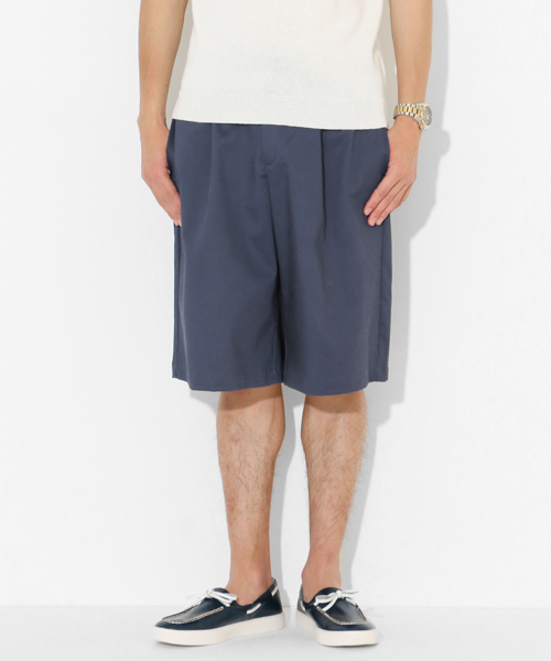 SENSE OF PLACE by URBAN RESEARCH（センスオブプレイスバイアーバンリサーチ）の「ガウチョハーフパンツ（その他パンツ・メンズ・ブラック/ベージュ/ネイビー・MEDIUM/LARGE）」の3枚目の写真