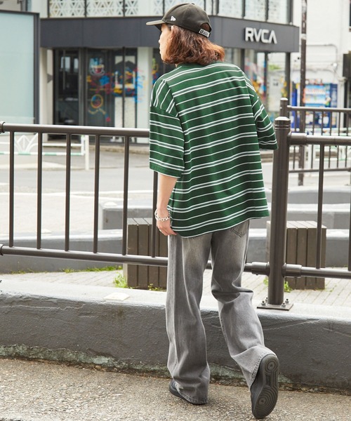 DISCUS ATHLETIC（ディスカス　アスレチック）の「DISCUS ATHLETIC/ディスカス アスレチック ロゴ刺繍COOLMAXオーバーサイズ半袖クルーネックTシャツ（Tシャツ/カットソー・メンズ・ベージュ系/カーキ/ブラック/ホワイト/ホワイト系/グリーン系・M/XL/L）」の20枚目の写真