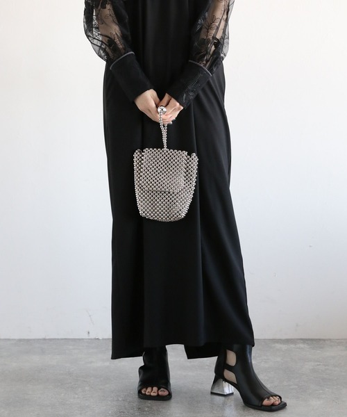 HARE（ハレ）の「メタルビーズバッグ(HARE)（ショルダーバッグ・レディース・シルバー/ブラック/シルバー系その他・FREE）」の8枚目の写真