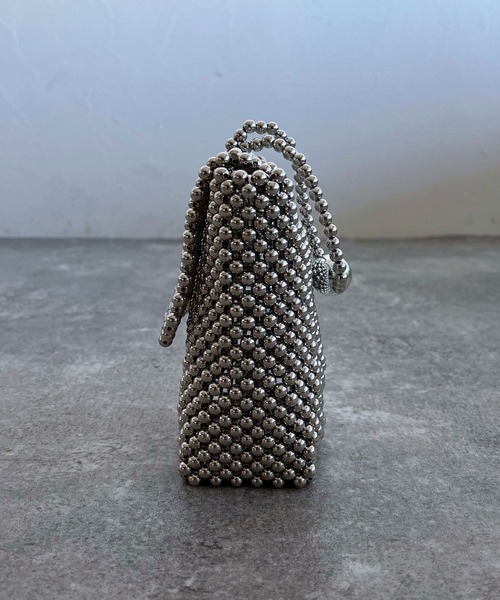HARE（ハレ）の「メタルビーズバッグ(HARE)（ショルダーバッグ・レディース・シルバー/ブラック/シルバー系その他・FREE）」の13枚目の写真