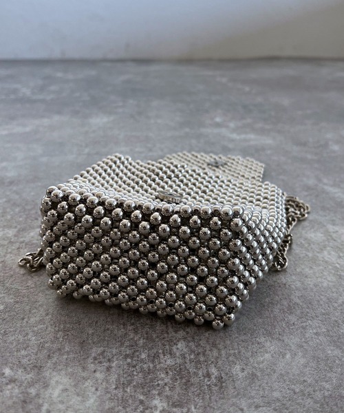 HARE（ハレ）の「メタルビーズバッグ(HARE)（ショルダーバッグ・レディース・シルバー/ブラック/シルバー系その他・FREE）」の15枚目の写真