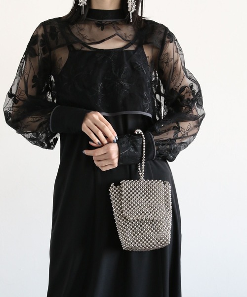 HARE（ハレ）の「メタルビーズバッグ(HARE)（ショルダーバッグ・レディース・シルバー/ブラック/シルバー系その他・FREE）」の19枚目の写真