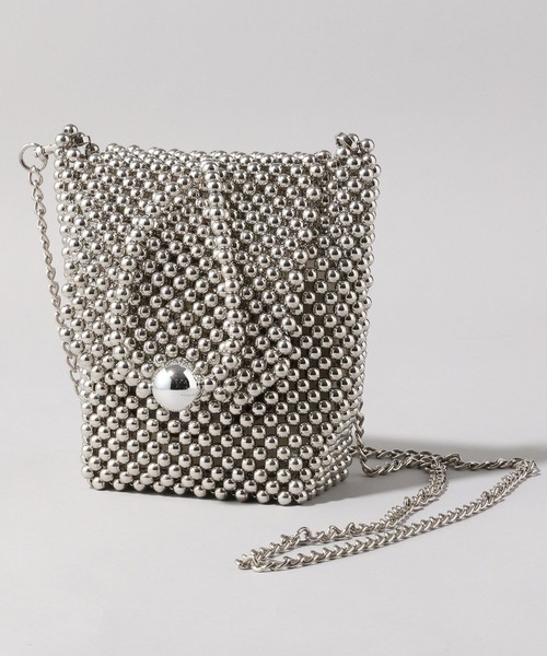 HARE（ハレ）の「メタルビーズバッグ(HARE)（ショルダーバッグ・レディース・シルバー/ブラック/シルバー系その他・FREE）」の20枚目の写真