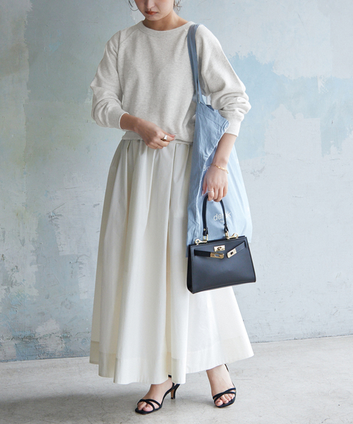 裏毛コンパクトラグランスウェット