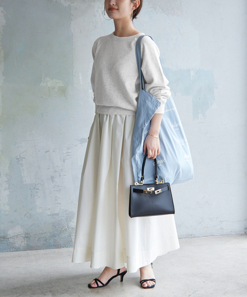 裏毛コンパクトラグランスウェット