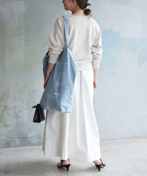 裏毛コンパクトラグランスウェット