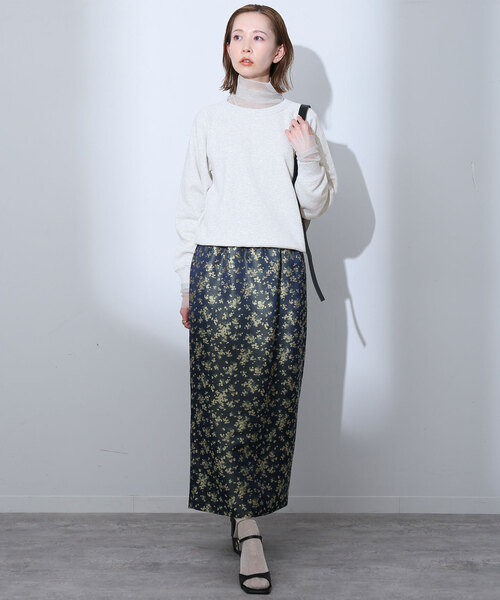 裏毛コンパクトラグランスウェット