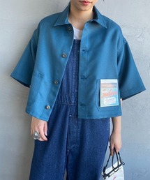 [UNIVERSAL OVERALL/ユニバーサルオーバーオール] 別注 ドライツイル ショートスリーブシャツジャケット