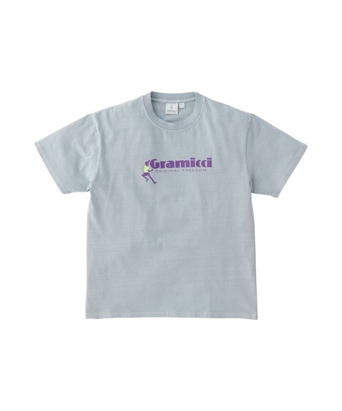 Gramicci（グラミチ）の「【GRAMICCI/グラミチ】 DANCING MAN TEE | ダンシングマンTシャツ（Tシャツ/カットソー・メンズ・ホワイト/グレー系その他/ブラック・XL/L/S/M/XXL）」の3枚目の写真