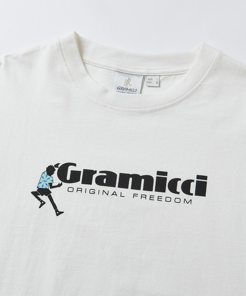 Gramicci（グラミチ）の「【GRAMICCI/グラミチ】 DANCING MAN TEE | ダンシングマンTシャツ（Tシャツ/カットソー・メンズ・ホワイト/グレー系その他/ブラック・XL/L/S/M/XXL）」の4枚目の写真