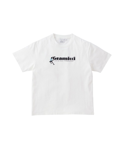 Gramicci（グラミチ）の「【GRAMICCI/グラミチ】 DANCING MAN TEE | ダンシングマンTシャツ（Tシャツ/カットソー・メンズ・ホワイト/グレー系その他/ブラック・XL/L/S/M/XXL）」の7枚目の写真
