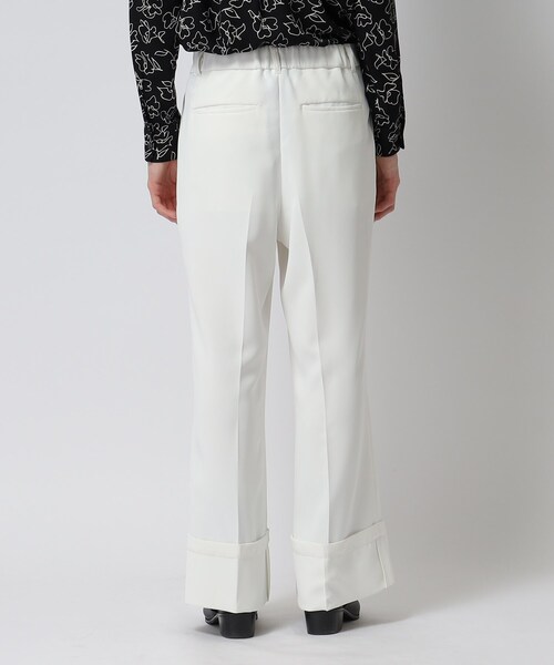 tk.TAKEO KIKUCHI（ティーケータケオキクチ）の「◆エステルツイルロールアップパンツ（その他パンツ・メンズ・オフホワイト/ブラック・01/02/03）」の8枚目の写真