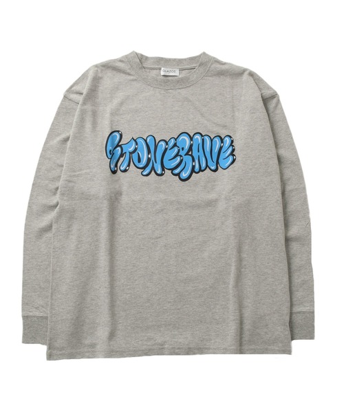 GLAZOS（グラソス）の「グラフィティプリント長袖Tシャツ（Tシャツ/カットソー・キッズ・グレー/ブルー/ネイビー/ホワイト・170cm/150cm/140cm/160cm）」の16枚目の写真