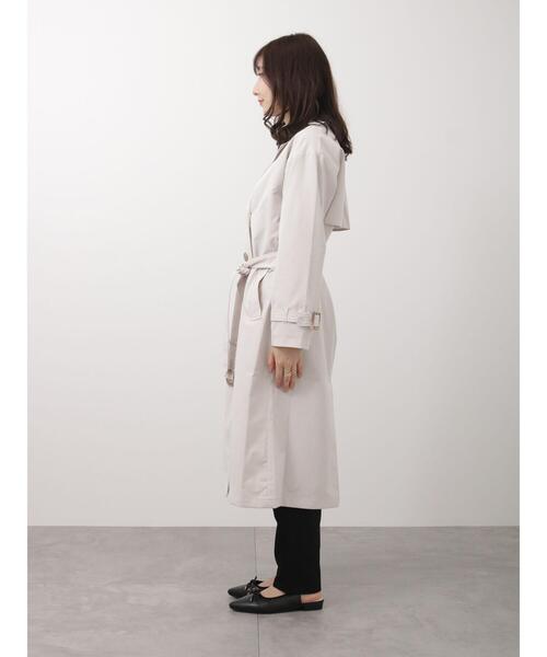 Te chichi TERRASSE(テチチテラス)の「トレンチコート(トレンチコート・レディース・ネイビー/ベージュ/グレー・フリ-)」の9枚目の写真