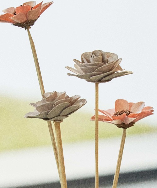 LAKOLE（ラコレ）の「WOOD FLOWER/ウッドフラワー[2P] / 184136（インテリア雑貨・レディース・その他5/その他4/その他3/その他1/その他2/その他8/その他6/その他9/その他7/グリーン系その他/イエロー/ホワイト/グリーン系その他2・FREE）」の6枚目の写真