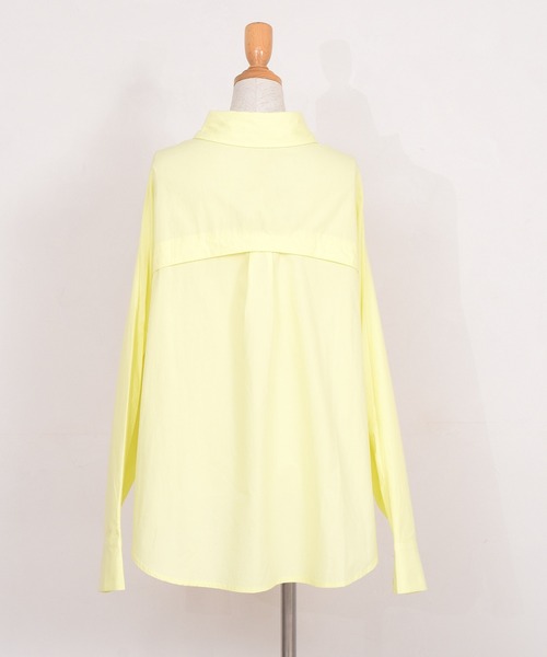 DAY CLOSET(デイ クローゼット)の「レディース 長袖パステルプリーツ袖比翼シャツ(シャツ/ブラウス・レディース・グリーン/イエロー/ホワイト・ONE SIZE)」の18枚目の写真