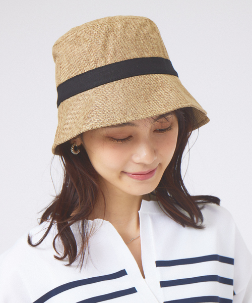 abahouse mavie(アバハウスマヴィ)の「スポンジングボーダーニットプルオーバー(ニット/セーター・レディース・ダークネイビー/ブラック/グリーン・フリー)」の12枚目の写真