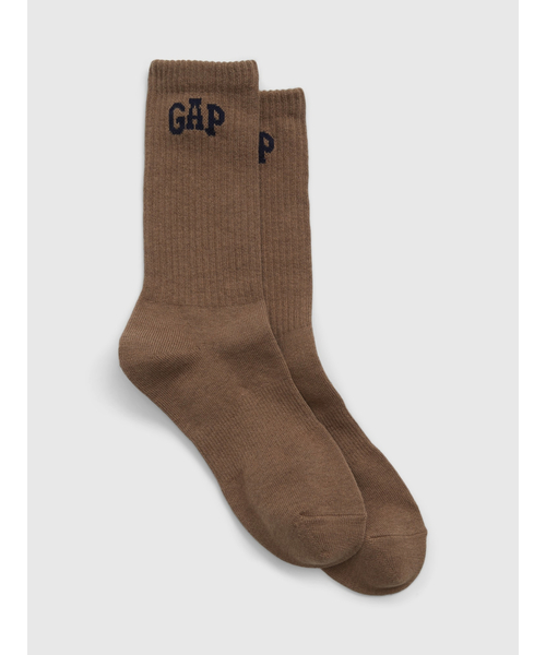 GAP(ギャップ)の「Gapロゴ クオーター クルーソックス(ソックス/靴下・メンズ・ブルー/パープル/ピンク/ブラック/アイボリー/カーキ/イエロー/ワイン/ブラウン系その他・M/L/S/M)」の4枚目の写真