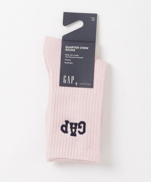 GAP(ギャップ)の「Gapロゴ クオーター クルーソックス(ソックス/靴下・メンズ・ブルー/パープル/ピンク/ブラック/アイボリー/カーキ/イエロー/ワイン/ブラウン系その他・M/L/S/M)」の9枚目の写真