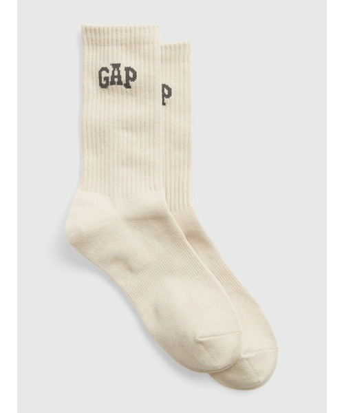 GAP(ギャップ)の「Gapロゴ クオーター クルーソックス(ソックス/靴下・メンズ・ブルー/パープル/ピンク/ブラック/アイボリー/カーキ/イエロー/ワイン/ブラウン系その他・M/L/S/M)」の2枚目の写真