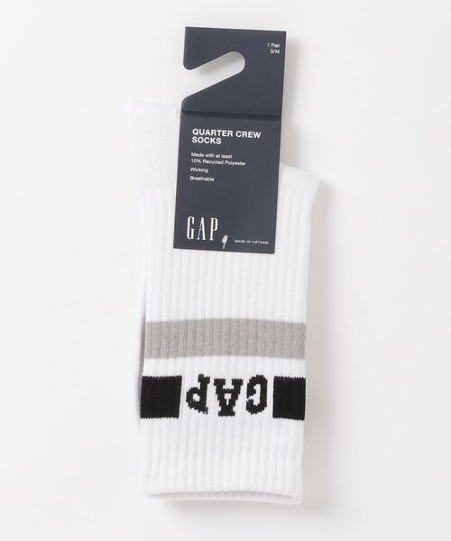 GAP(ギャップ)の「Gapロゴ クオーター クルーソックス(ソックス/靴下・メンズ・ブルー/パープル/ピンク/ブラック/アイボリー/カーキ/イエロー/ワイン/ブラウン系その他・M/L/S/M)」の10枚目の写真