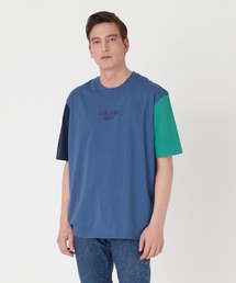 Levi's/リーバイス ルーズフィットクルーネック バイカラーTシャツ ネイビー