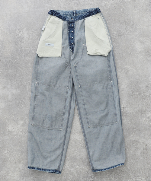 markaware（マーカウェア）の「【MARKAWARE / マーカウェア】DOUBLE KNEE PANTS DAMAGED（デニムパンツ・メンズ・ネイビー・1/2/3/4）」の12枚目の写真