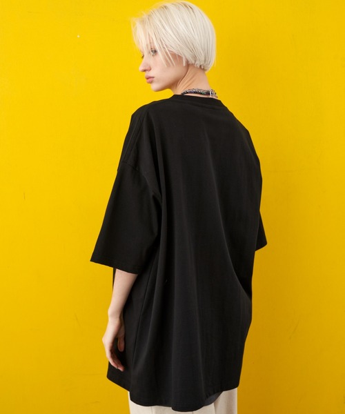 AIVER（アイバー）の「AIVER　コラージュフォトS/SビッグTEE（Tシャツ/カットソー・メンズ・オフホワイト/ブラック/グリーン・MEDIUM/LARGE/SMALL）」の15枚目の写真