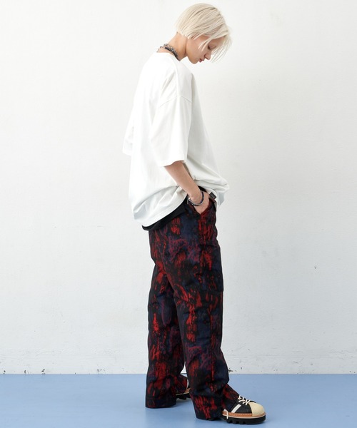 AIVER（アイバー）の「AIVER　コラージュフォトS/SビッグTEE（Tシャツ/カットソー・メンズ・オフホワイト/ブラック/グリーン・MEDIUM/LARGE/SMALL）」の11枚目の写真