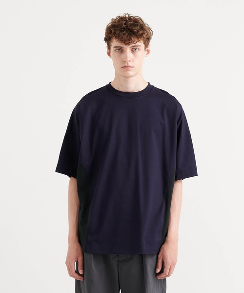 CITY TOKYO（シティトウキョウ）の「MIXFABRICメッシュTEE（Tシャツ/カットソー・メンズ・ライトグレー/その他17・1/2）」の12枚目の写真