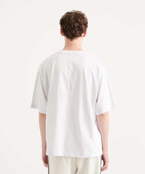 CITY TOKYO（シティトウキョウ）の「MIXFABRICメッシュTEE（Tシャツ/カットソー・メンズ・ライトグレー/その他17・1/2）」の6枚目の写真