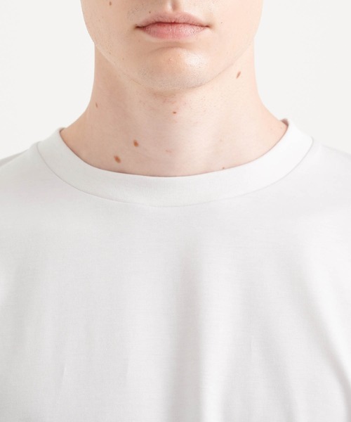 CITY TOKYO（シティトウキョウ）の「MIXFABRICメッシュTEE（Tシャツ/カットソー・メンズ・ライトグレー/その他17・1/2）」の7枚目の写真