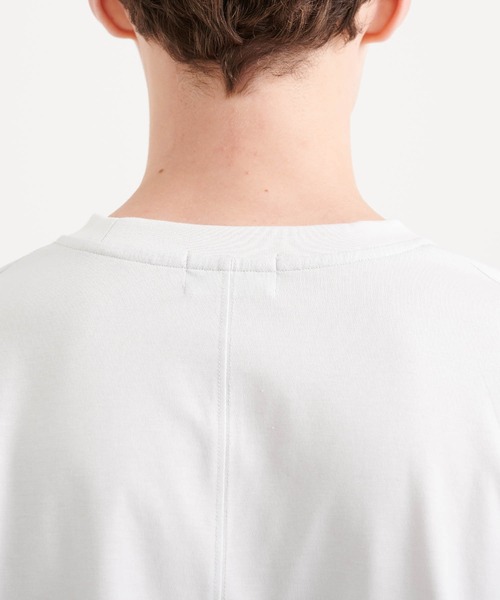 CITY TOKYO（シティトウキョウ）の「MIXFABRICメッシュTEE（Tシャツ/カットソー・メンズ・ライトグレー/その他17・1/2）」の8枚目の写真