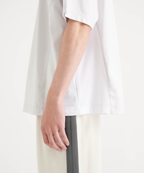 CITY TOKYO（シティトウキョウ）の「MIXFABRICメッシュTEE（Tシャツ/カットソー・メンズ・ライトグレー/その他17・1/2）」の9枚目の写真