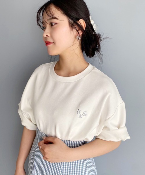 LIMMSE(リムズ)の「【LIMMSE】リラックスオーバーサイズTシャツ(Tシャツ/カットソー・メンズ・杢グレー/ピンク/サックスブルー/オフホワイト・FREE)」の1枚目の写真