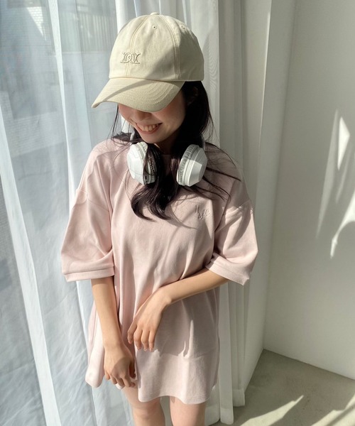LIMMSE(リムズ)の「【LIMMSE】リラックスオーバーサイズTシャツ(Tシャツ/カットソー・メンズ・杢グレー/ピンク/サックスブルー/オフホワイト・FREE)」の6枚目の写真