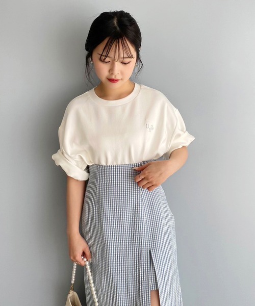 LIMMSE(リムズ)の「【LIMMSE】リラックスオーバーサイズTシャツ(Tシャツ/カットソー・メンズ・杢グレー/ピンク/サックスブルー/オフホワイト・FREE)」の15枚目の写真
