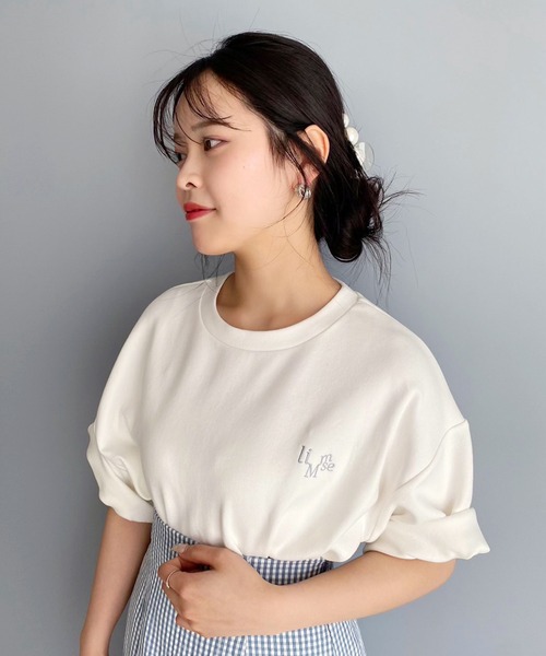 LIMMSE(リムズ)の「【LIMMSE】リラックスオーバーサイズTシャツ(Tシャツ/カットソー・メンズ・杢グレー/ピンク/サックスブルー/オフホワイト・FREE)」の16枚目の写真