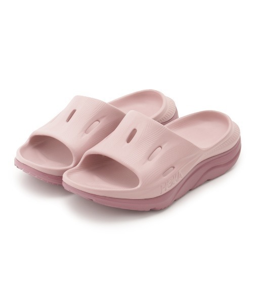 HOKA(ホカ)の「【HOKA ONE ONE for emmi】ORA RECOVERY SLIDE3(サンダル・レディース・ローズ・23cm/24cm/25cm)」の1枚目の写真
