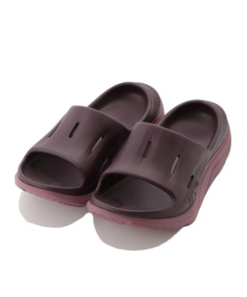 HOKA(ホカ)の「【HOKA ONE ONE for emmi】ORA RECOVERY SLIDE3(サンダル・レディース・ローズ・23cm/24cm/25cm)」の2枚目の写真
