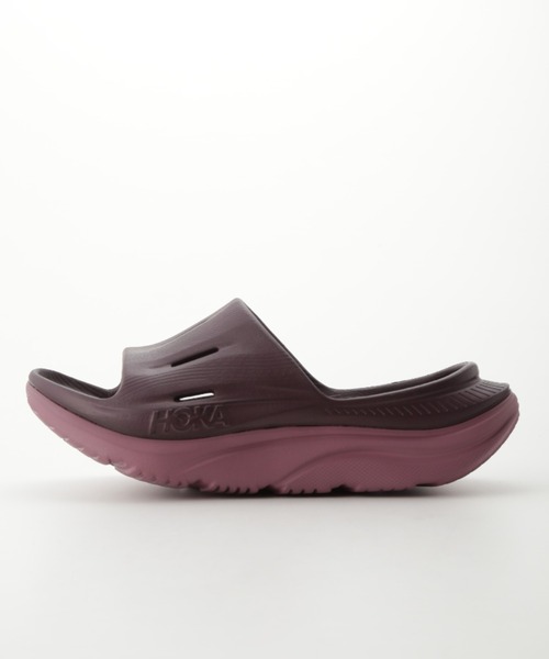 HOKA(ホカ)の「【HOKA ONE ONE for emmi】ORA RECOVERY SLIDE3(サンダル・レディース・ローズ・23cm/24cm/25cm)」の4枚目の写真