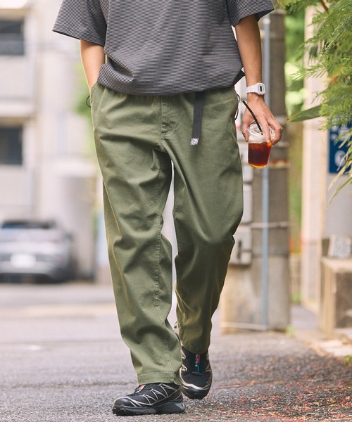 パンツ（グリーン・カーキ/緑色系・テーパード）ファッション通販