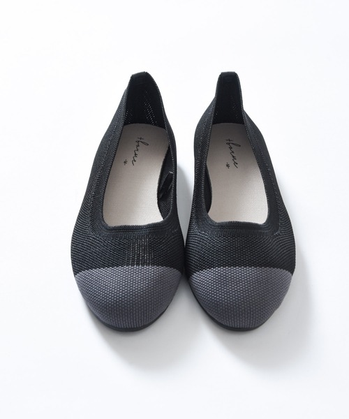 CALIFORNIA OUTFITTERS（カリフォルニア アウトフィッターズ）の「1-配色ニットパンプス【Maison select -メゾンセレクト-】（パンプス・レディース・ブラック・MEDIUM）」の11枚目の写真