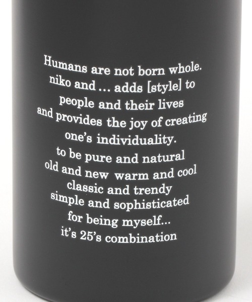niko and...(ニコアンド)の「オリジナルニコロゴステンレスボトル/容量480ml(水筒・レディース・オフホワイト/ブラック・0)」の12枚目の写真