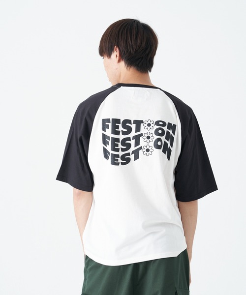 CORISCO(コリスコ)の「ラグラン切替 FEST ON 半袖BIG TEE(M1)(Tシャツ/カットソー・メンズ・その他2/その他1/その他4/その他3・X-LARGE/MEDIUM/LARGE)」の1枚目の写真