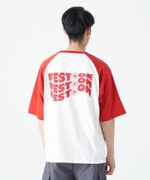 ラグラン切替 FEST ON 半袖BIG TEE(M1)