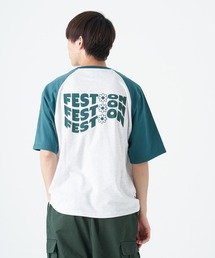 ラグラン切替 FEST ON 半袖BIG TEE(M1)