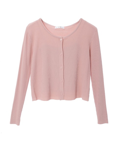 fifth（フィフス）の「リブキャミアンサンブルカーディガン（カーディガン/ボレロ・レディース・イエロー/ブラック/ピンク・M）」の12枚目の写真